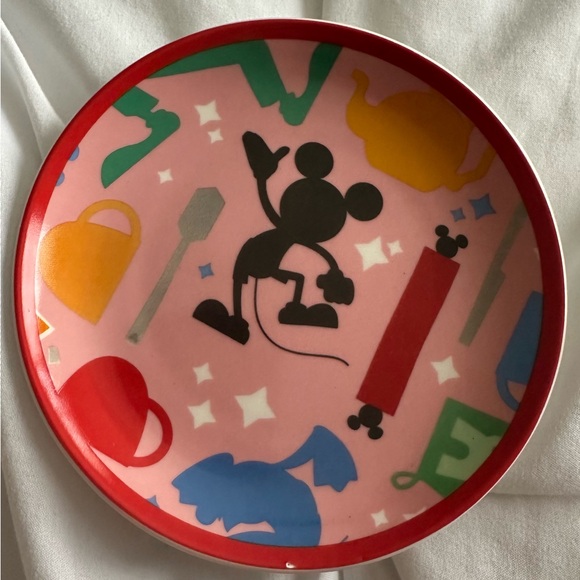 Vintage Disney Colorful Mickey Mouse Plate Collection - Picture 5 of 9